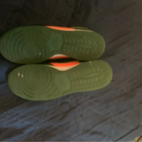 Nike Sneakers in Bold Green and Orange